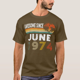 Phantastisch seit Juni 1974 T-Shirt