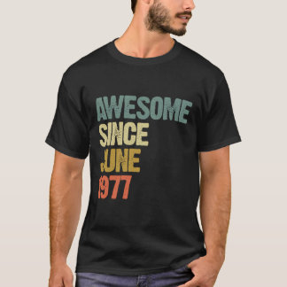 Phantastisch seit Juni 1977 42 Jahre alt 42 Jahre T-Shirt