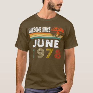Phantastisch seit Juni 1978 T-Shirt