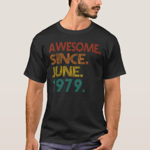 Phantastisch seit Juni 1979 44 Jahre 44 Jahre alt T-Shirt