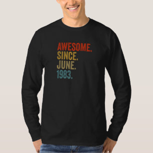 Phantastisch seit Juni 1983 39. Geburtstag Vintag  T-Shirt