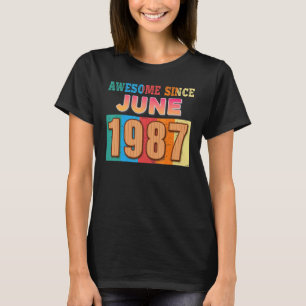 Phantastisch seit Juni 1987 35 Jahre alt 35. Gebur T-Shirt
