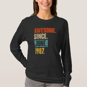 Phantastisch seit Juni 1987 35 Jahre alt 35. Gebur T-Shirt
