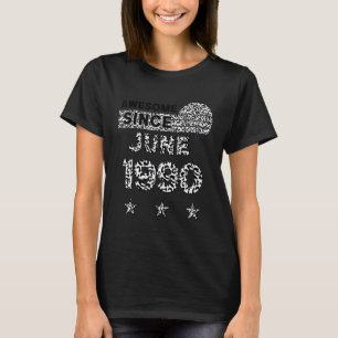 Phantastisch seit Juni 1990 Leopard 1990 Juni Gebu T-Shirt