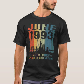 Phantastisch seit Juni 1993 29. Geburtstag Vintage T-Shirt