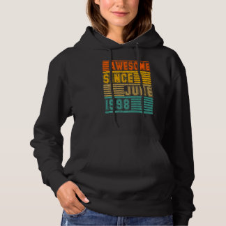 Phantastisch seit Juni 1998 Vintag 24. Männer und Hoodie