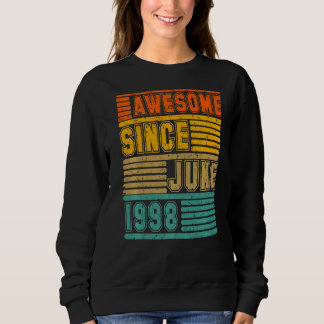 Phantastisch seit Juni 1998 Vintag 24. Männer und Sweatshirt