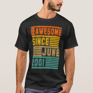 Phantastisch seit Juni 2001 Vintag 21. Männer und  T-Shirt