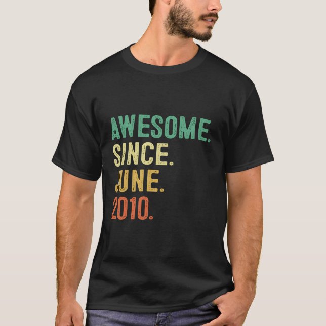 Phantastisch seit Juni 2010 13. 13. T-Shirt (Vorderseite)