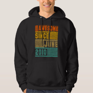 Phantastisch seit Juni 2010 Vintag 12. Männer und  Hoodie