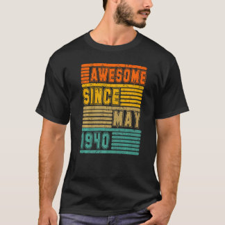Phantastisch seit Mai 1940 Vintag 82. Männer und F T-Shirt