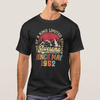 Phantastisch seit Mai 1952 70. Geburtstag 70 Jahre T-Shirt