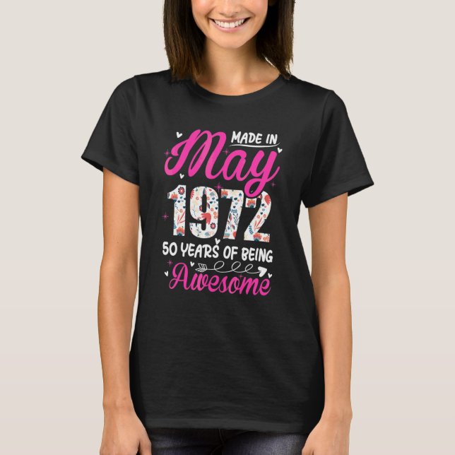 phantastisch seit Mai 1972 T-Shirt (Vorderseite)