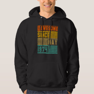 Phantastisch seit Mai 1974 Vintag 48. Männer und F Hoodie