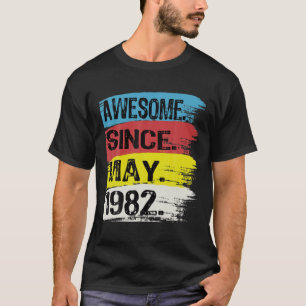 Phantastisch seit Mai 1982 Gemini Man Taurus Girl  T-Shirt