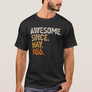 Phantastisch seit Mai 1986 36. Geburtstagsgeschenk T-Shirt