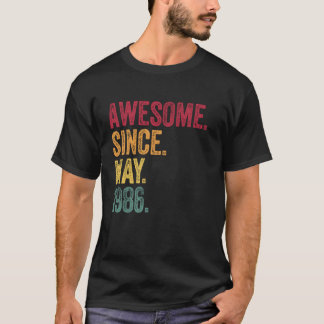 Phantastisch seit Mai 1986 39 Jahre alt 39. Geburt T-Shirt