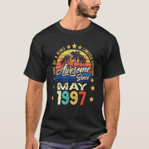 Phantastisch Seit Mai 1997 Vintag 25. Geburtstag T-Shirt