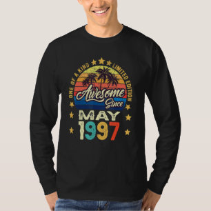 Phantastisch Seit Mai 1997 Vintag 25. Geburtstag T-Shirt