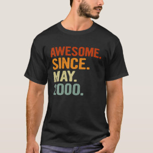 Phantastisch seit Mai 2000 Retro 21 Jahre alt 21. T-Shirt