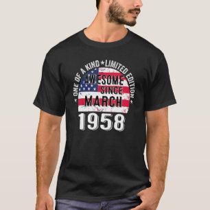 Phantastisch Seit März 1958 Vintag 65 Jahre alt US T-Shirt