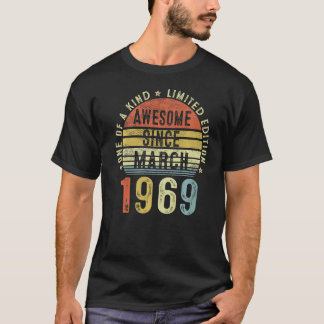 Phantastisch seit März 1969 54 Jahre alt 54 Jahre T-Shirt