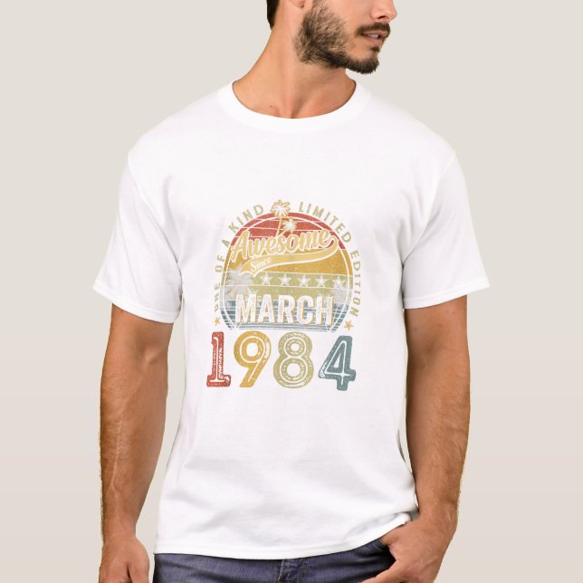 Phantastisch seit März 1984 T-Shirt (Vorderseite)