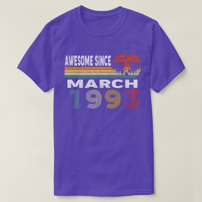 Phantastisch seit März 1993 T-Shirt (Design vorne)