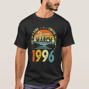 Phantastisch Seit März 1996 Vintag 26. Geburtstag T-Shirt