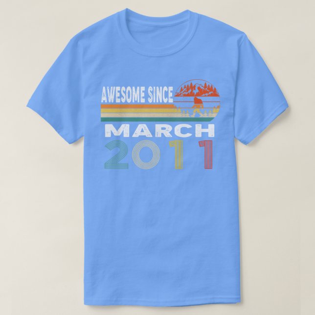 Phantastisch seit März 2011 T-Shirt (Design vorne)