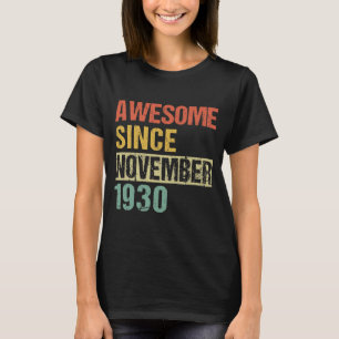 Phantastisch seit November 1931 90. Geburtstag 90 T-Shirt
