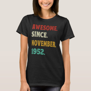 phantastisch seit November 1952 70 Jahre T-Shirt
