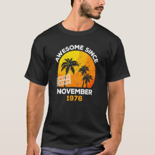 Phantastisch seit November 1976 Retro Men & Women T-Shirt