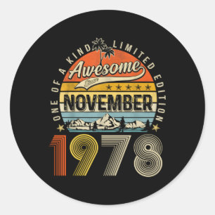 phantastisch seit November 1978 45 Runder Aufkleber