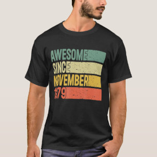 Phantastisch seit November 1979 43 Jahre alte Gesc T-Shirt