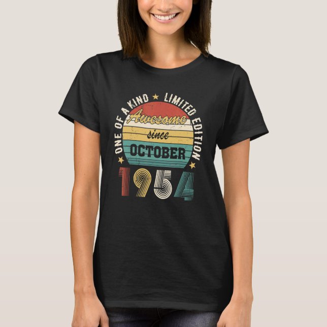 Phantastisch Seit Oktober 1954/2013 Glückwunsch zu T-Shirt (Vorderseite)