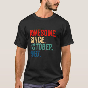 Phantastisch seit Oktober 1967 55 Jahre alt 55. Ge T-Shirt