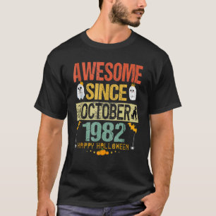 Phantastisch Seit Oktober 1982 40. Geburtstagskost T-Shirt