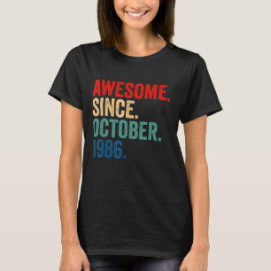 Phantastisch seit Oktober 1986 36 Jahre alt 36. Ge T-Shirt