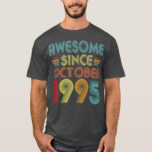 Phantastisch seit Oktober 1995 27 Jahre alt Vintag T-Shirt