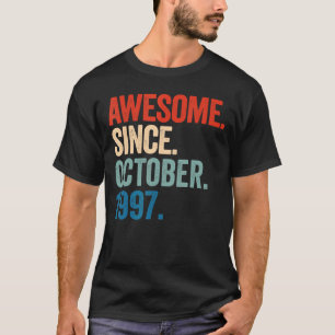 Phantastisch seit Oktober 1997 25. Geburtstag 25 J T-Shirt