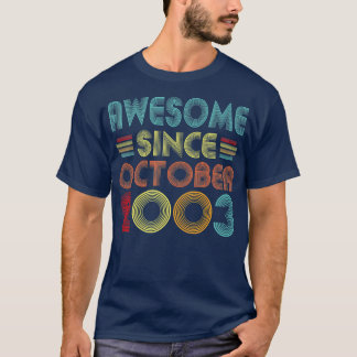 Phantastisch seit Oktober 2003 19 Jahre alt Vintag T-Shirt