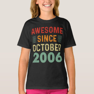 Phantastisch Seit Oktober 2006 Vintag T-Shirt