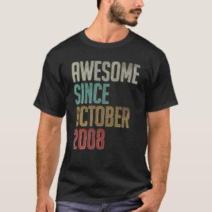 Phantastisch Seit Oktober 2008 13. Geburtstag 13. T-Shirt