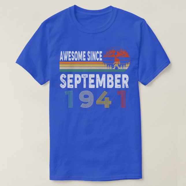 Phantastisch seit September 1941 T-Shirt (Design vorne)