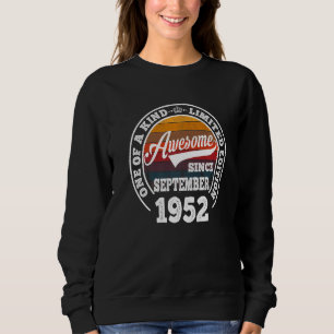 Phantastisch Seit September 1952 70. Geburtstag 70 Sweatshirt