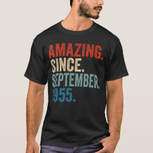 Phantastisch Seit September 1955 67. Geburtstag 67 T-Shirt