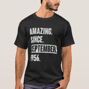 Phantastisch seit September 1956 66 Jahre alt 66. T-Shirt