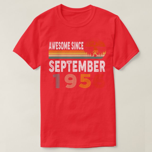Phantastisch seit September 1956 T-Shirt (Design vorne)