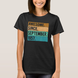 Phantastisch seit September 1957 65 Jahre alt 65 J T-Shirt